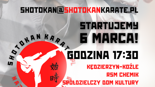 KARATE Shotokan! NOWY Klub w Kędzierzynie-Koźlu!