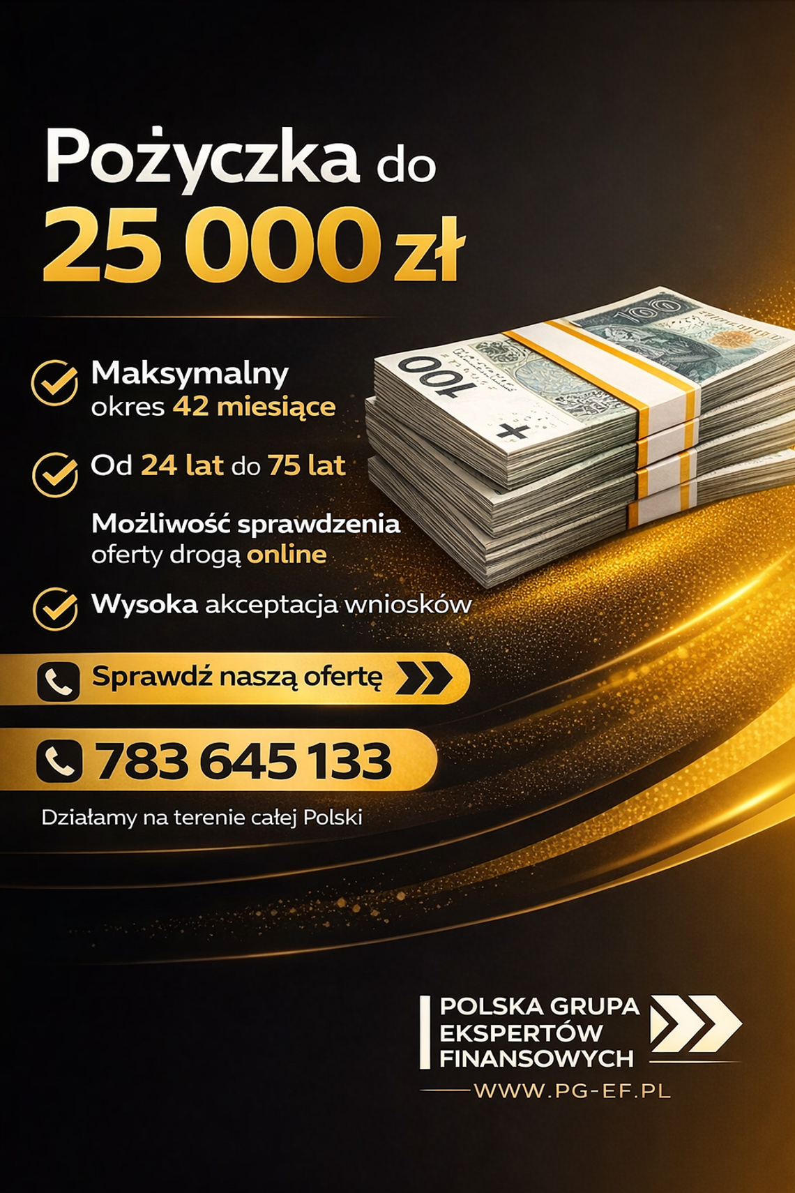 Gotówka do 25 000 zł i szeroka oferta kredytowa – Sprawdź bezpłatnie!