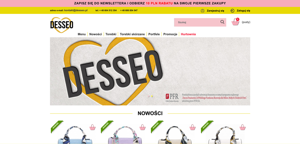 Desseo.pl Sklep i hurtownia torebek