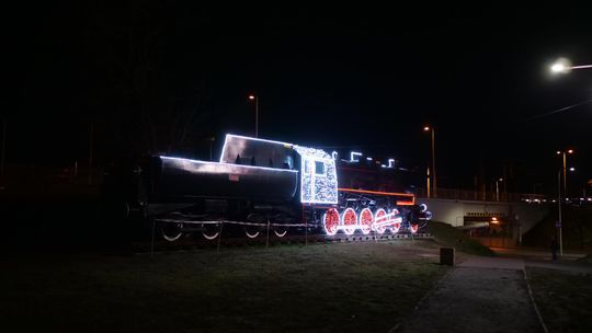 Świąteczna lokomotywa