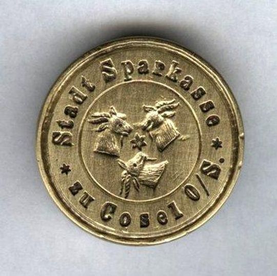 Herb Koźla na starej pieczęci