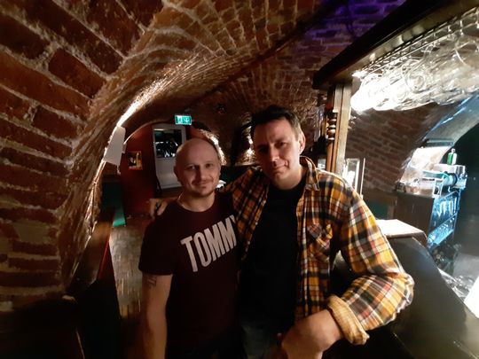 Powódź nas nie zatopiła, pożar nas nie strawił. Teraz walczymy z koronawirusem - mówią Marek Twardowski (pierwszy z lewej) i Janusz Albrecht