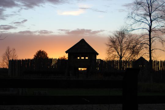 Czy taki widok mieli podróżni zbliżający się do Koźla?