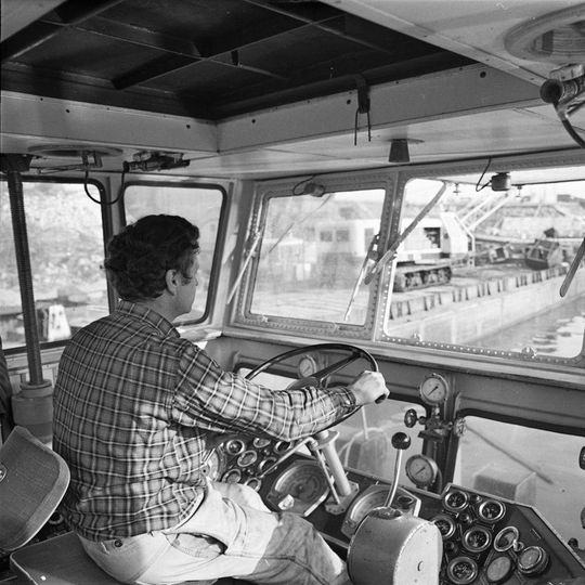 Kozielski port w 1974 roku. Autor zdjęcia: Tadeusz Horoszkiewicz