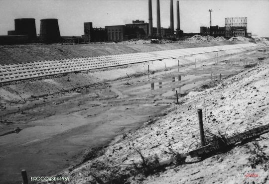 Budowa Kanału Kędzierzyńskiego - 1969 rok, foto Bogusław Rogowski
