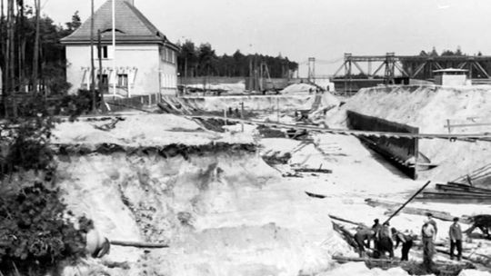 Skutki powodzi na Odrze w rejonie Koźla, 28-29.07.1939 r. Zbiory Muzeum Ziemi Kozielskiej