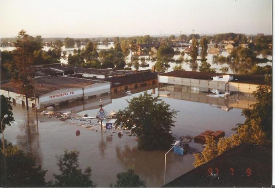 Koźle - powódź 1997 rok