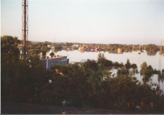 Koźle - powódź 1997 rok