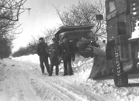 Droga Strzelce Opolskie - Wysoka - luty 1979 rok