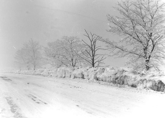 Droga Strzelce Opolskie - Dolna - styczeń 1979 rok