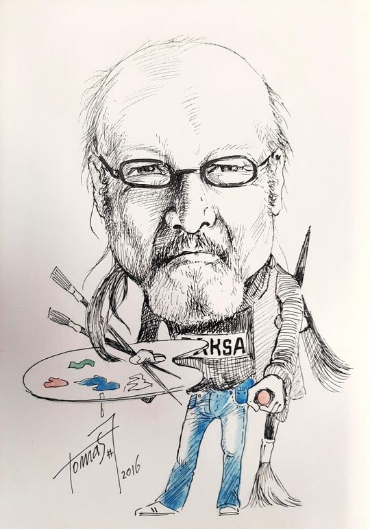 Autoportret Jerzego Tomasikiewicza z 2016 roku