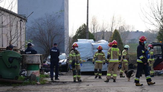 Akcja policji i straży pożarnej w Koźlu Porcie