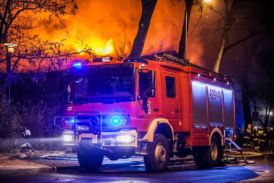 Pożar byłej dyskoteki Baby Blue - 22 listopada 2012 roku