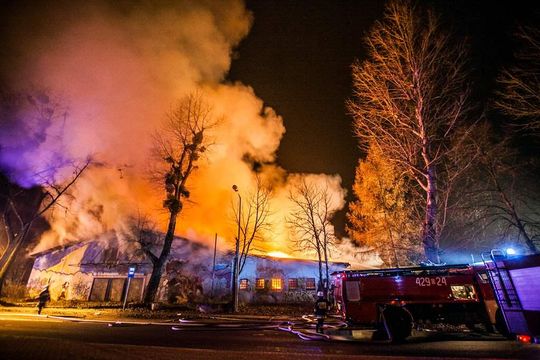 Pożar byłej dyskoteki Baby Blue - 22 listopada 2012 roku