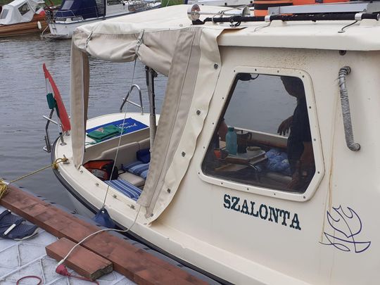 Jednostka Szalonta, którą popłyną z Koźla aż do Gdańska