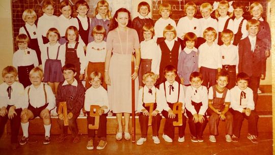 Klasa Ib w SP nr 12. Rok szkolny 1979/1980