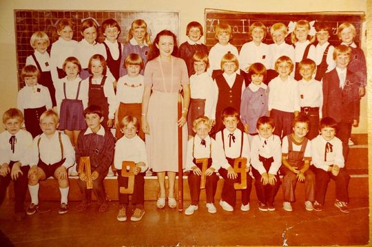 Klasa Ib w SP nr 12. Rok szkolny 1979/1980