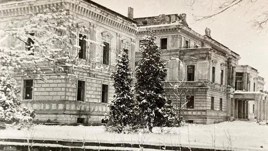 Sławięcice - pałac Hohenlohe, początek lat 50.