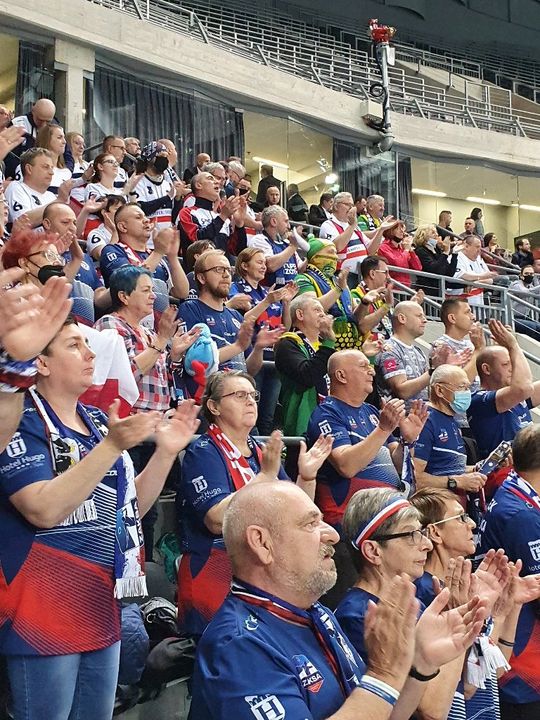 Podczas rozegranego w styczniu 2022 r. meczu Ligi Mistrzów w gliwickiej Arenie  foto: Klub kibica