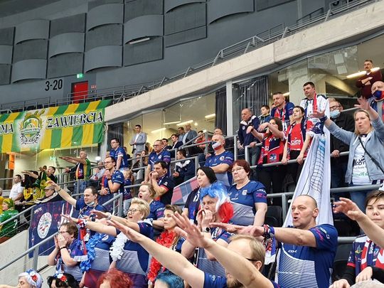 Arena Gliwice była 12.01.2022 r. świadkiem meczu w LM pomiędzy ZAKSĄ a Cucine Lube Civitanova Klub Kibica